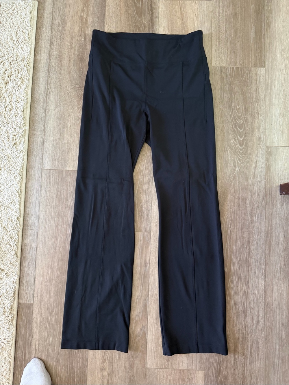 Athleta Black Boot-Cut Ponte Pants Medium